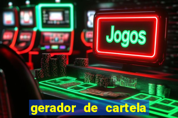 gerador de cartela bingo 1 a 75